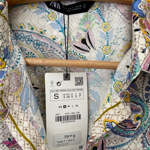 Print dress Zara S - Picture 5 of 6